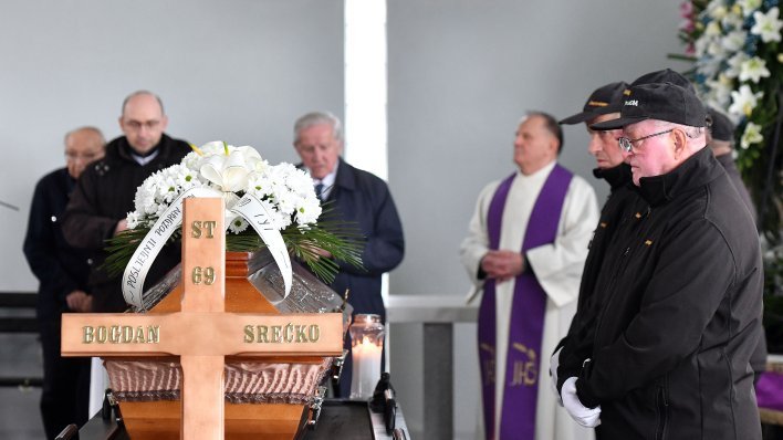 Evo tko je sve došao na posljednji ispraćaj Srećka Bogdana: 'Zbogom, Čeči...'
