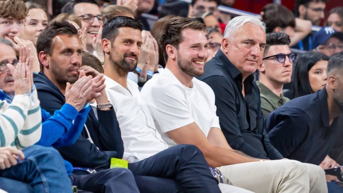 Luka Dončić i Novak Đoković zajedno na tribinama: Jedan prizor zapalio je dvoranu