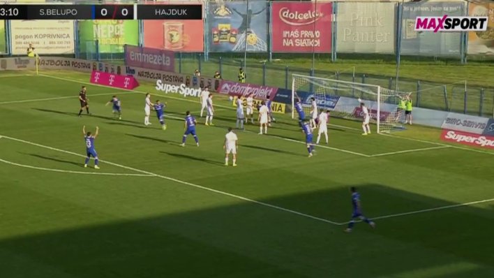 Šok za Hajduk već u 4. minuti! Pogledajte kako je Slaven zabio Splićanima