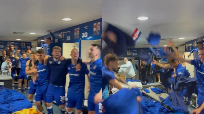 Procurio video iz svlačionice! Evo kako su igrači Dinama proslavili naslov prvaka