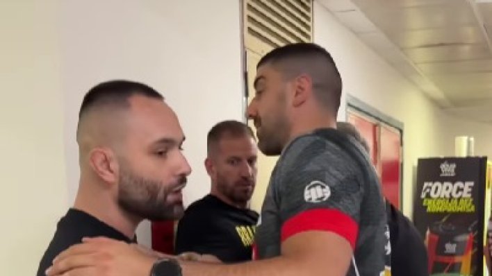 Pogledajte kaos na FNC-u u Beogradskoj areni: Borce morali razdvajati, prijetio fizički obračun