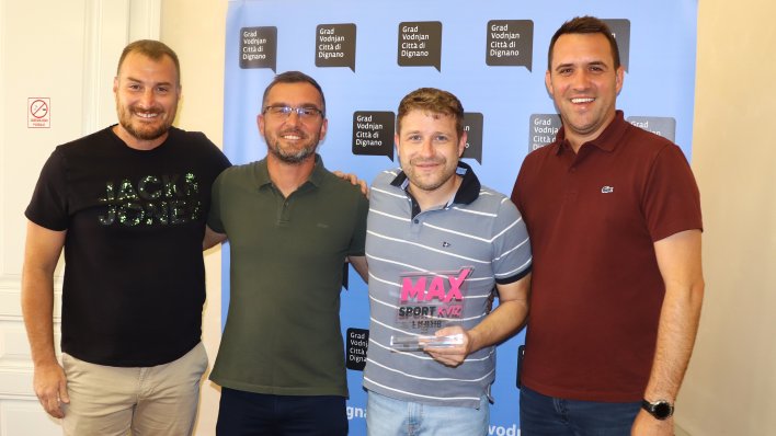 Prijem za vodnjansku ekipu Pere, pobjednike MAXsport kviza