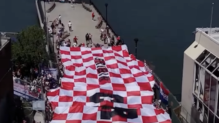 Objavljen još jedan video prekrasne hrvatske zastave u New Yorku, pogledajte ga