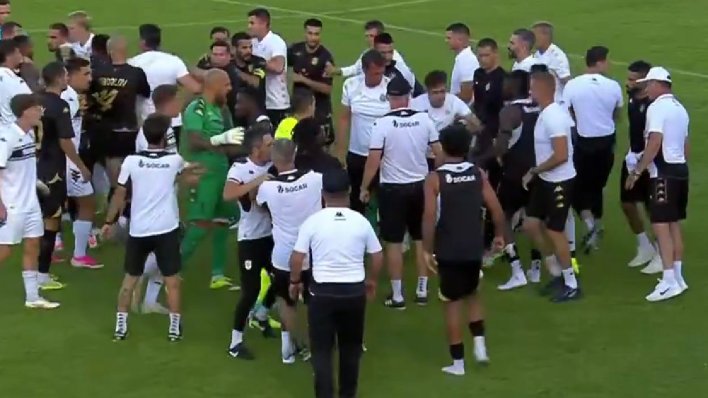 Opći kaos na pripremama Partizana! Žestoka tučnjava prekinula utakmicu