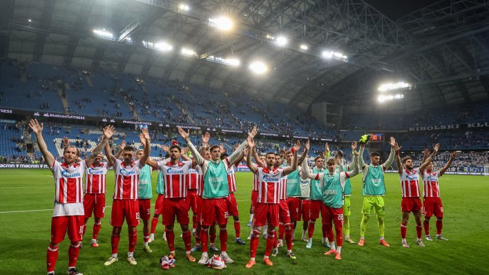 Crvena zvezda pregazila domaćina i jednom nogom ušla u treće pretkolo Lige prvaka