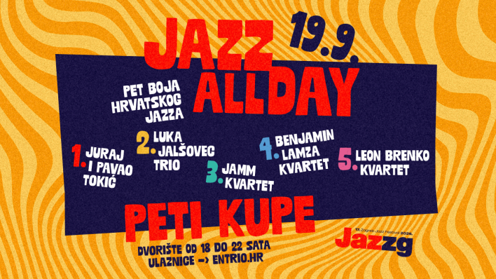 'Jazz all day' u Petom kupeu 19. rujna!