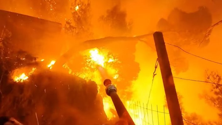VIDEO Nova snimka iz središta vatrenog čudovišta koje je gotovo progutalo Omiš