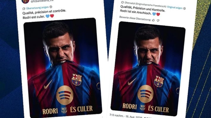 Barcelona predstavila Rodrija, a onda je zbog jedne greške internet eksplodirao od smijeha