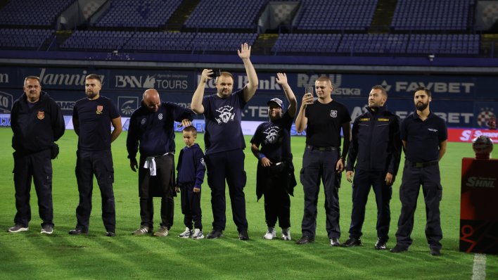 Dinamo ugostio 80 vatrogasaca koji su se borili s požarima u Dalmaciji