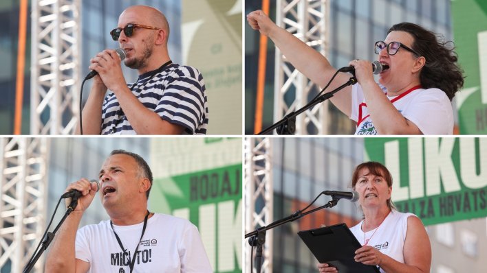 Učiteljica, odvjetnik, humanitarka, panker: Tko su aktivisti koji su govorili na Trgu?