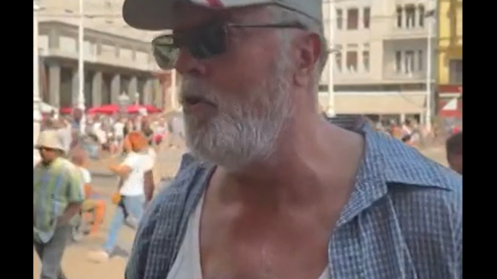 VIDEO Poznata zadarska faca na prosvjedu za Liku: 'Odavno govorim da voda nije za ljude'