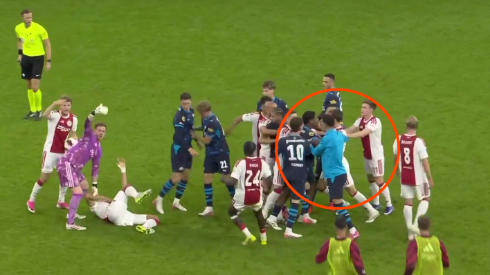 Perišić s klupe utrčao na teren nakon brutalnog starta. Pogledajte kaos u derbiju