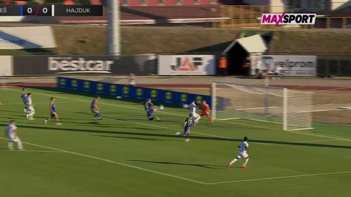 Šego nastavlja zabijati: Pogledajte kako je Hajduk rano poveo protiv Rudeša