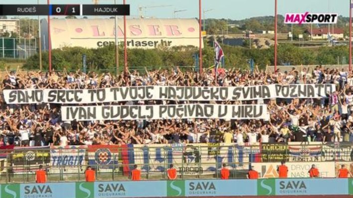 Torcida razvila emotivnu poruku za Ivana Gudelja: Pogledajte kako je reagirao cijeli stadion u Velikoj Gorici