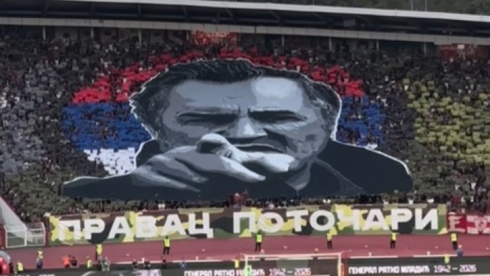 Svi ustali zbog Ratka Mladića, samo jedan čovjek napustio ložu: Srpski tabloidi luduju