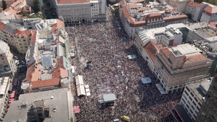 Organizatori objavili nove snimke prosvjeda iz zraka: 'Kažu da nas je bilo nekoliko tisuća. Bila je cijela Hrvatska!'