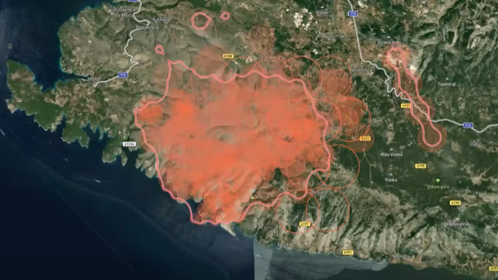 VIDEO Strašne snimke iz svemira: Pogledajte kako se brački požar širio od četvrtka do danas