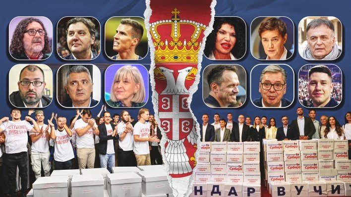 Vučićevo 'kamionče', ocvali glumci i propali ćaci protiv liječnika-ratnika, profesora i repera: Koga bira Srbija?