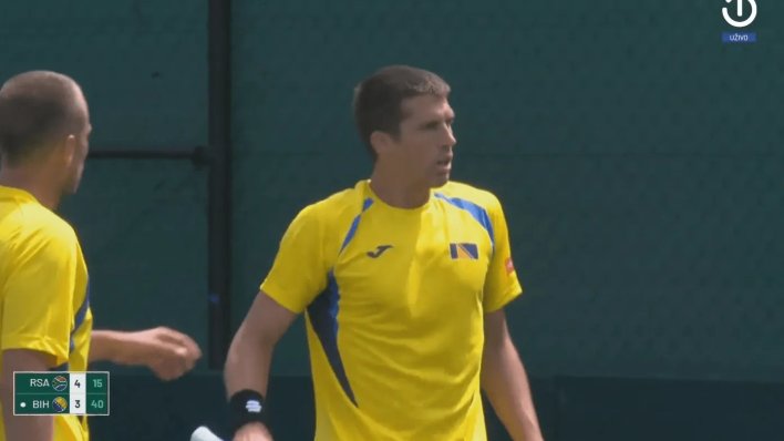 Propust u Davis Cupu: Pogledate s kakvom je zastavom igrao tenisač iz BiH