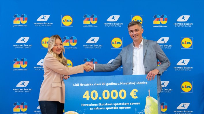 20 godina Lidla u Hrvatskoj: donacija od 40.000 eura za školski sport