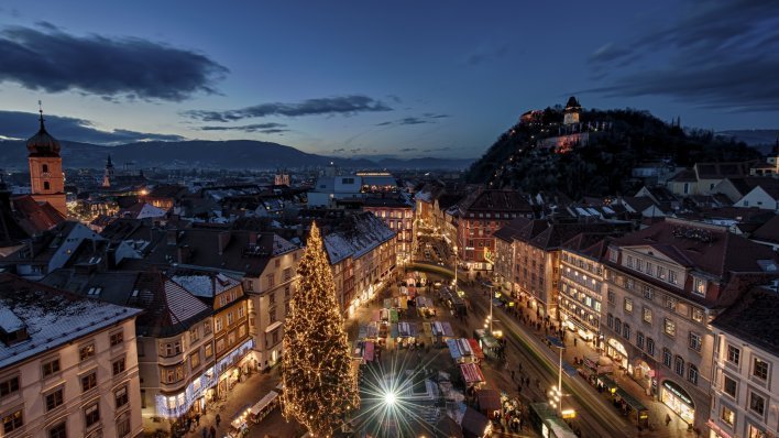 Weihnachtsmarkt Graz Österreich Werbung