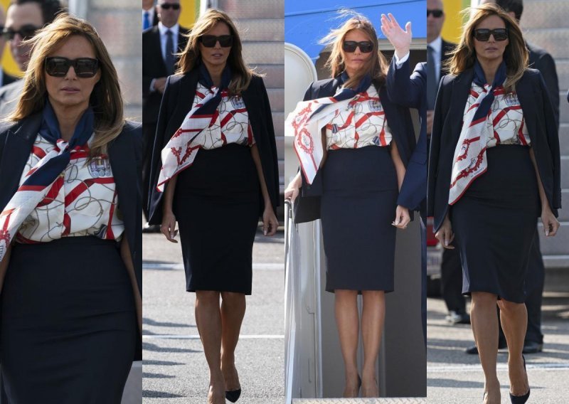 Što joj se dogodilo? Melania Trump kao da je stajling posudila od stjuardese