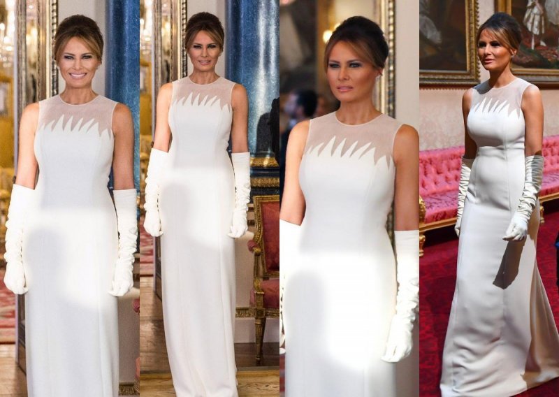 Melania Trump se za svečanu večeru s kraljicom poslužila provjerenim modnim trikom po uzoru na svoje prethodnice