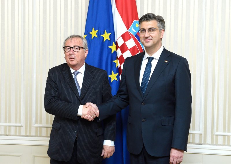 Juncker: Podržavam ulazak Hrvatske u Schengen i eurozonu, impresioniran sam napretkom zemlje