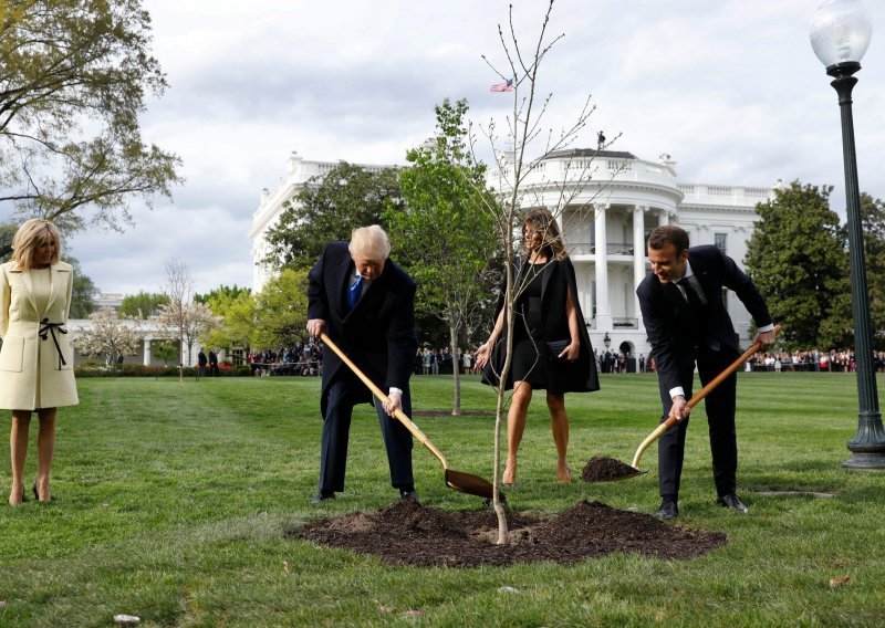 Osušilo se drvo prijateljstva koje su posadili Macron i Trump