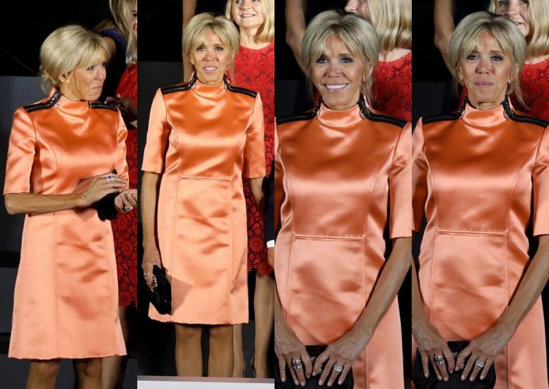 Vjerna svom stilu: Brigitte Macron prošetala u novoj verziji omiljene haljine