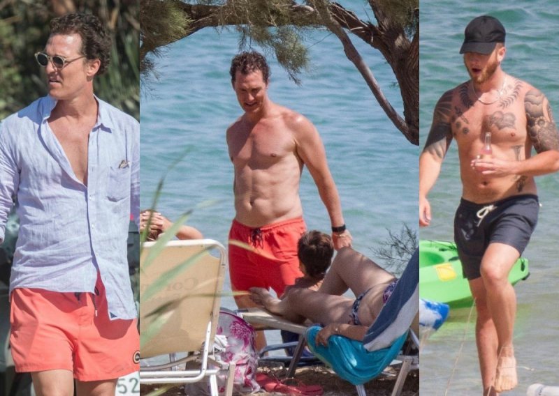 Matthew McConaughey i sin Toma Hanksa pokazali isklesana tijela na plaži