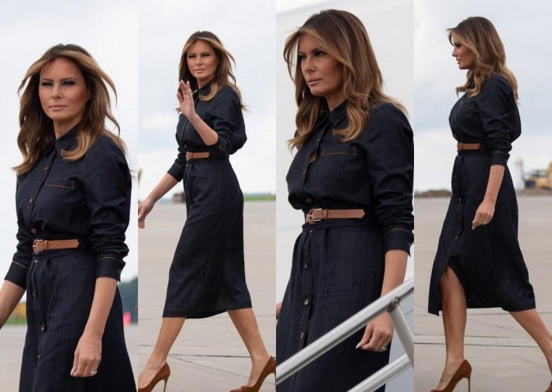 Melania Trump dokaz je da haljina od trapera može izgledati elegantno