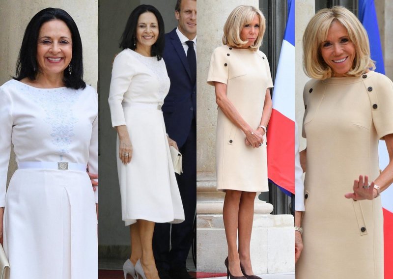 Brigitte Macron odmjerila modne snage s prvom damom Ekvadora