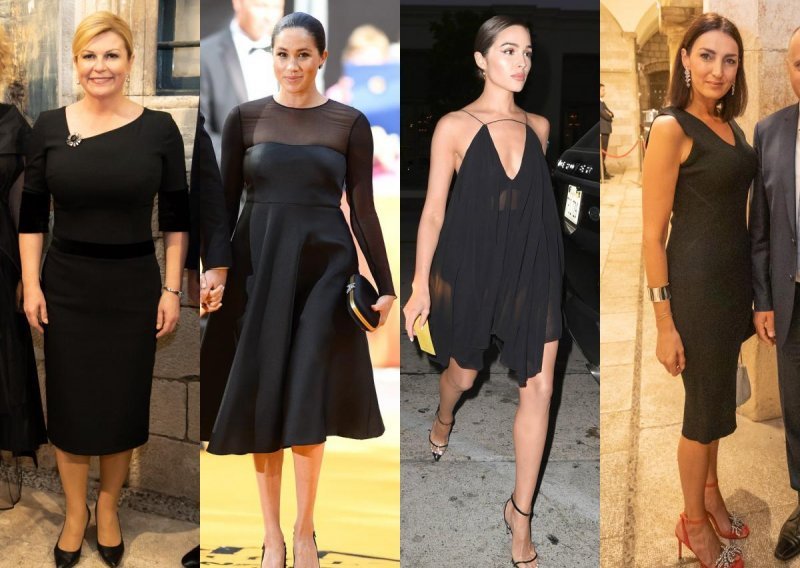 Varijacije na temu male crne haljine: Slavne ljepotice i poznate Hrvatice ovoga ljeta ne izlaze iz modnog klasika