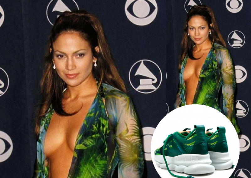 Versace dizajnirao tenisice u čast kultne haljine koju je proslavila Jennifer Lopez; za 7 tisuća kuna mogu biti i vaše
