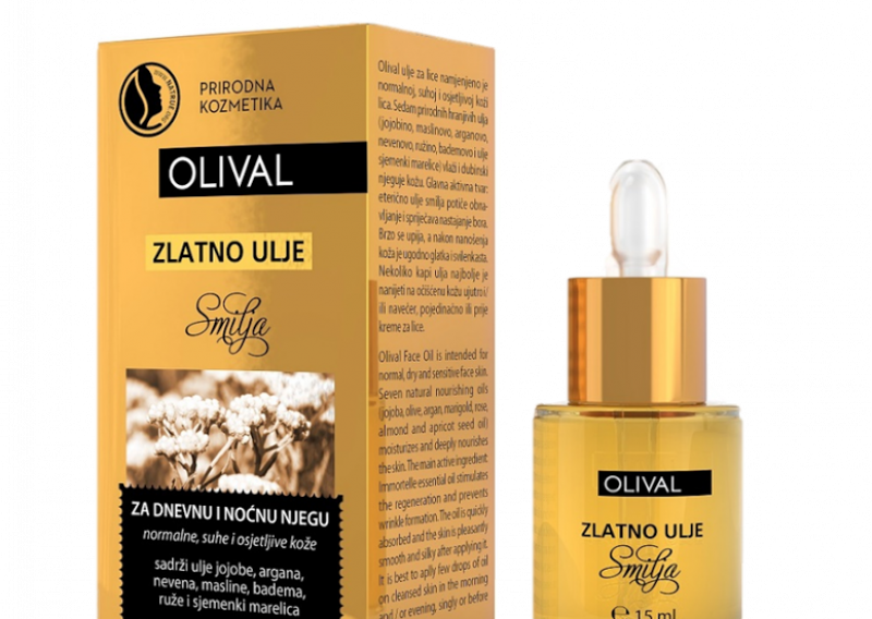 Zlatno ulje smilja iz Olivala za zlatni sjaj vaše kože