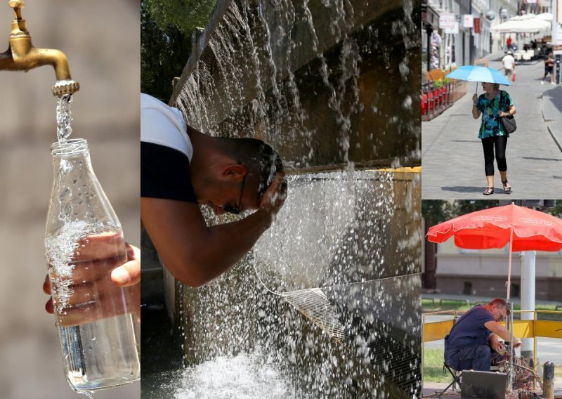 [FOTOIZVJEŠTAJ] Toplinski udar diljem Hrvatske! Pogledajte kako se turisti i građani rashlađuju od paklenih vrućina