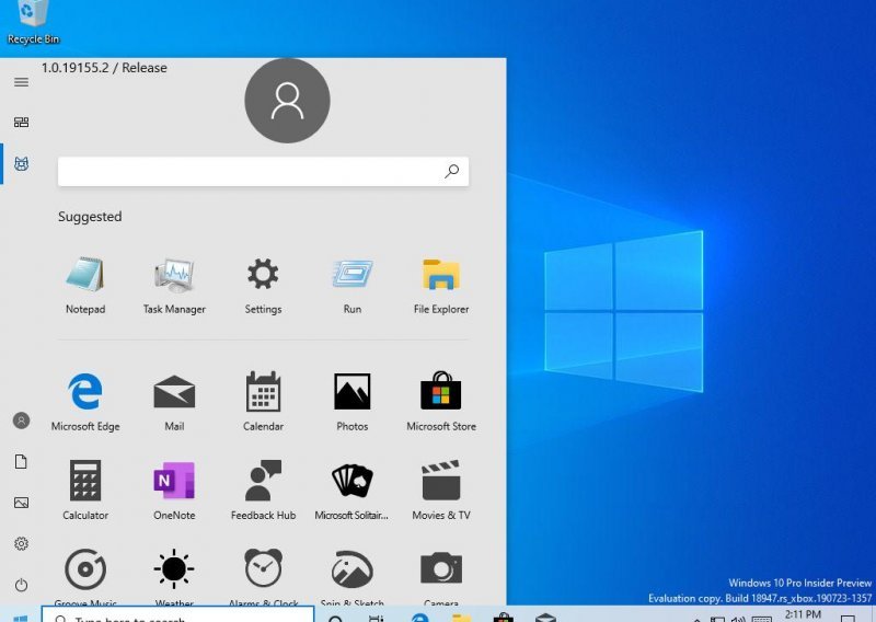 Opa! Hoće li to Windows 10 dobiti novi izbornik Start?
