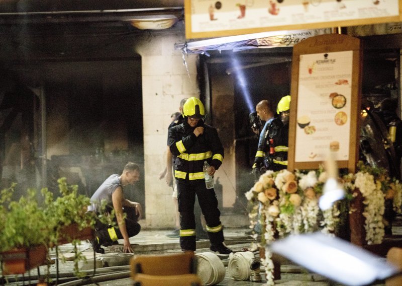 Požar u centru Splita, eksplodirala plinska boca