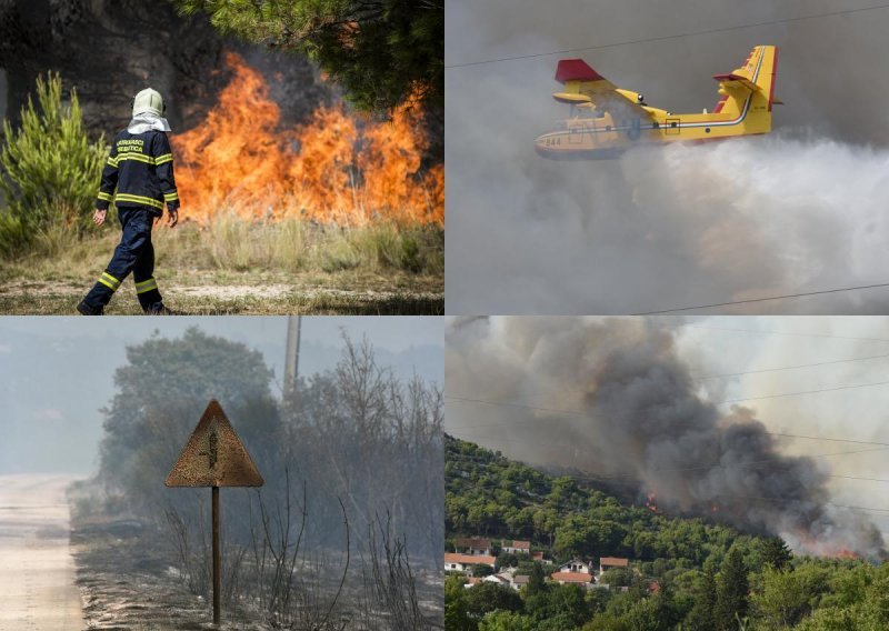 Požar kod Šibenika pod kontrolom, jaka kiša okončala nadljudske napore vatrogasaca