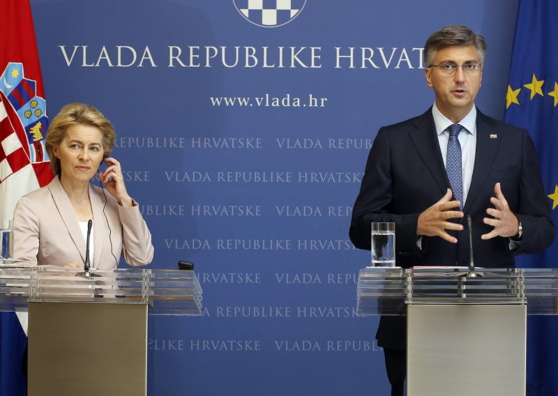 Plenković s Ursulom von der Leyen o Spitzenkandidatima: Ne možemo se praviti da ne vidimo da je slon u sobi