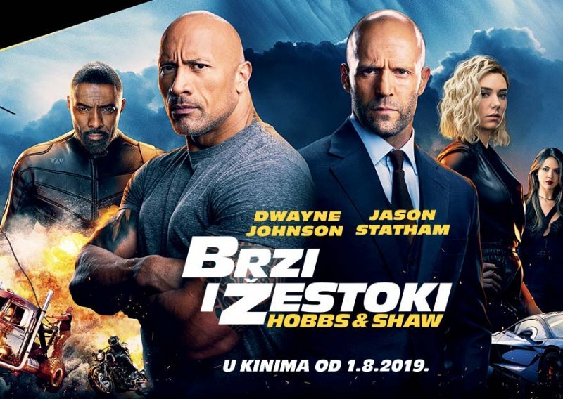 Brzi i žestoki: Hobbs & shaw u kinima od 01.08.