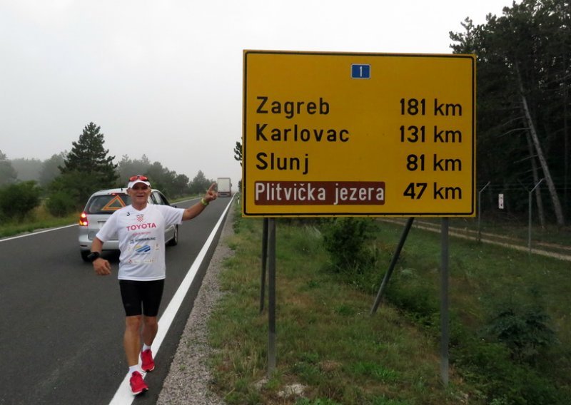 Branko Šubić trči ultramaraton od Knina do Petrinje: Da se ne zaboravi one koji su žrtvovali svoje živote za samostalnu Hrvatsku