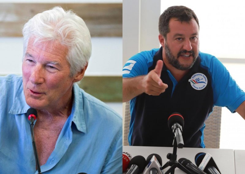 Richard Gere traži od talijanske vlade da pomogne imigrantima, Salvini mu odbrusio: Uzmi ih u helikopter i nosi u vilu!