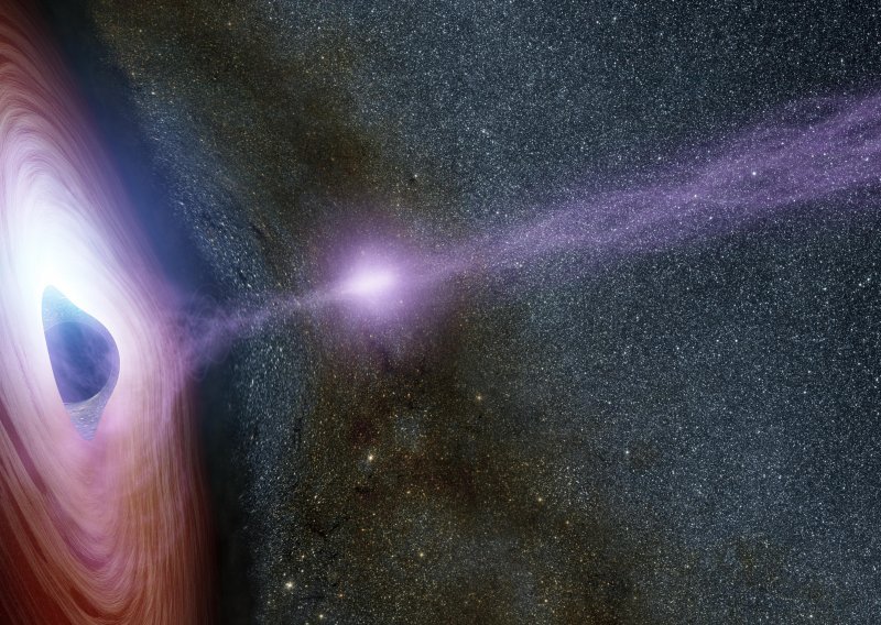 [VIDEO] Nevjerojatan prizor: Teleskop uhvatio kako crna rupa guta zvijezdu
