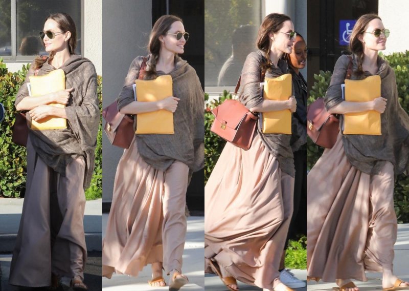 Jednostavnu haljinu Angelina Jolie začinila hit natikačama