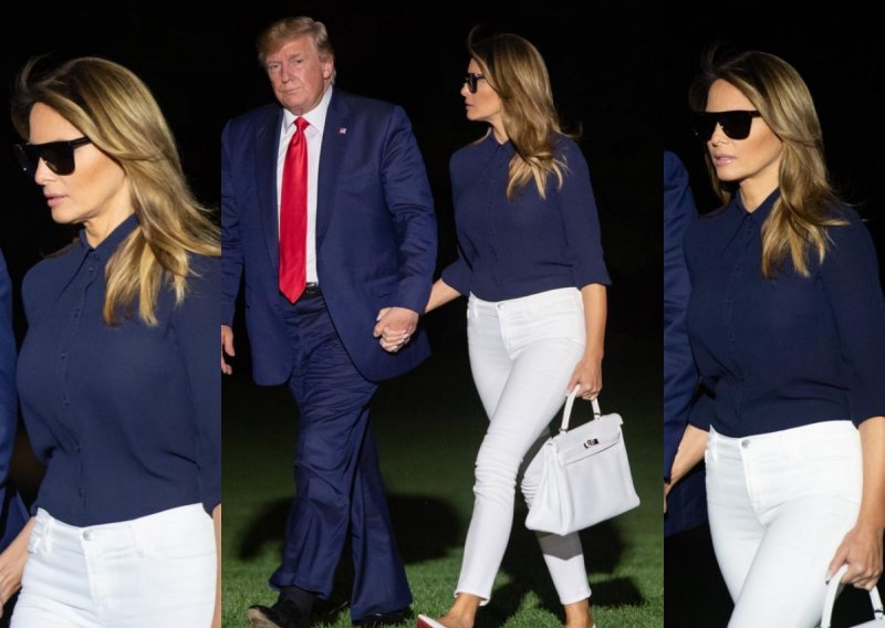 Bijele skinny traperice malo tko nosi tako dobro kao Melania Trump