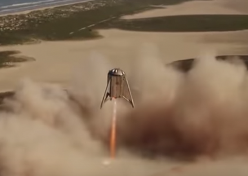 Mali let za raketu, veliki za čovječanstvo? Muskov SpaceX ispalio Starhopper 150 metara u vis i sad s njim želi slati ljude na Mars