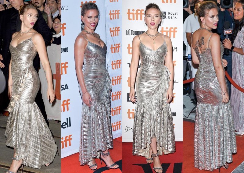 Scarlett Johansson privlačila pažnju sjajnom haljinom s kojom je teško ukrotila raskošne obline