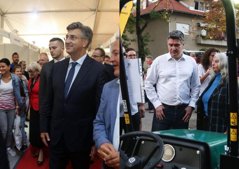 [FOTO] Samo par sati dijelilo ih od susreta: I Plenković i Milanović obišli Zagorski gospodarski sajam